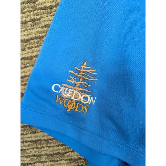 Nike Golf Dri-FIT Polo Shirt Light Blue XL Caledon Woods Club Standard Fit - Picture 4 of 8
